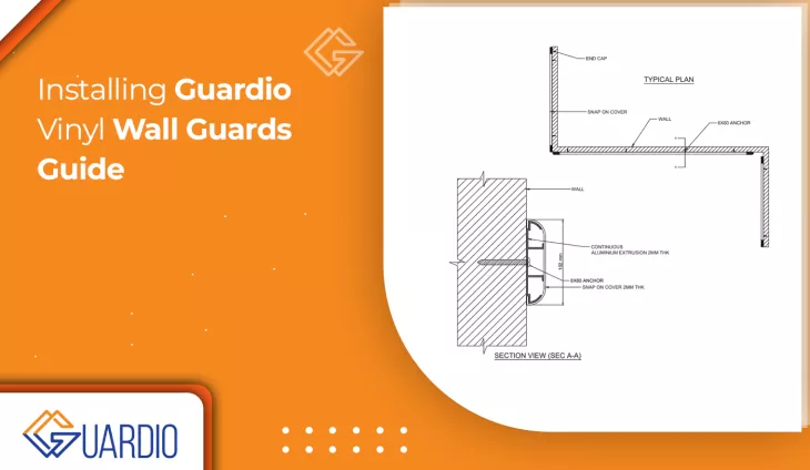 installing guardio vinyl wall guards
