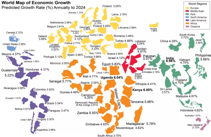 World Map of Economic Growth