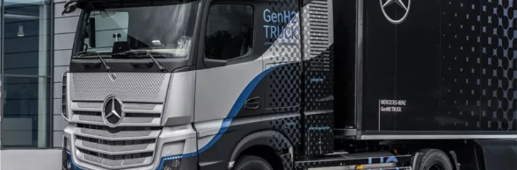 Mercedes-Benz GenH2 electric truck
