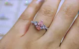 pink wedding rings